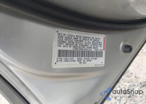 2001 Lexus Es 300 300 из США, поврежденный, VIN JT8BF28G910291019